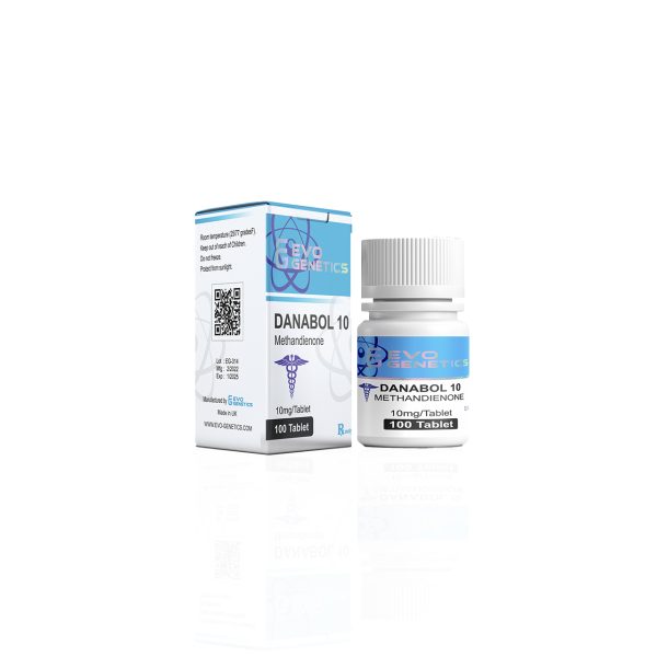 DIANABOL 10 (Methandrostenolone) 10 mg Evo Genetics emballage du médicament | unanabolisants.com