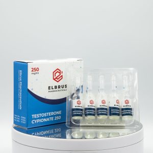 Testosterone Cypionate 250 mg Elbrus Pharmaceuticals emballage du médicament | unanabolisants.com