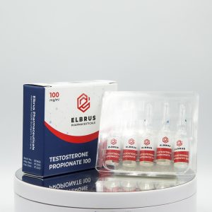 Testosterone Propionate 100 mg Elbrus Pharmaceuticals emballage du médicament | unanabolisants.com