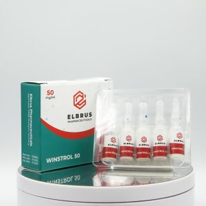 Winstrol (Stanozolol Injectable) 50 mg Elbrus Pharmaceuticals emballage du médicament | unanabolisants.com