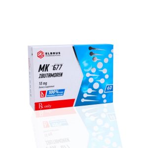 MK 677 (Ibutamoren) 10 mg Elbrus Pharmaceuticals emballage du médicament | unanabolisants.com