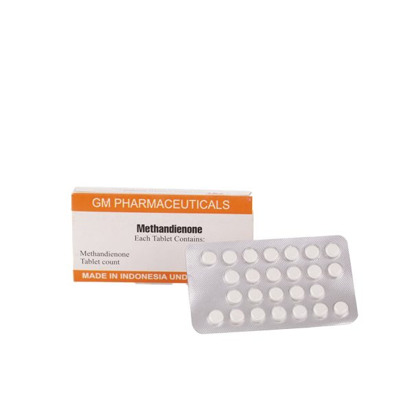 Metandienone 10 mg GM Pharmaceuticals emballage du médicament | unanabolisants.com