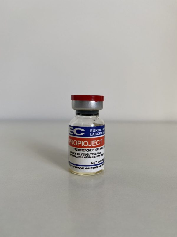 Propioject (Testosteron Propionat) 100 mg Eurochem Labs emballage du médicament | unanabolisants.com