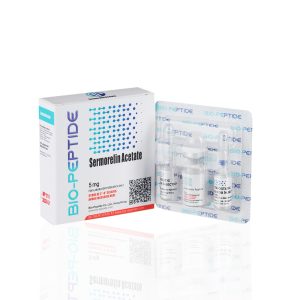 Sermorelin Acetate 5 mg Bio-Peptide emballage du médicament | unanabolisants.com