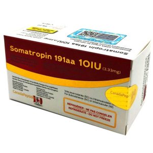 Somatropin 191aa 10 IU Canada Peptides emballage du médicament | unanabolisants.com