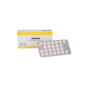 Stanozolol 10 mg GM Pharmaceuticals emballage du médicament | unanabolisants.com