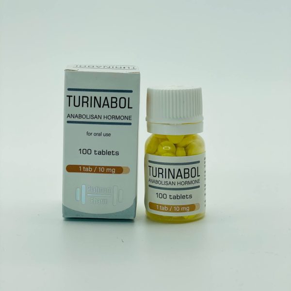 Turinabol 10 mg Platinum Pharm emballage du médicament | unanabolisants.com