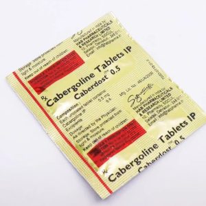 Caberdost (Cabergolin) 0.5 mg HAB Pharmaceuticals emballage du médicament | unanabolisants.com