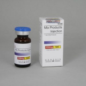 Genesis Mix Anabolisants Injectables 250mg/ml (10ml) emballage du médicament | unanabolisants.com