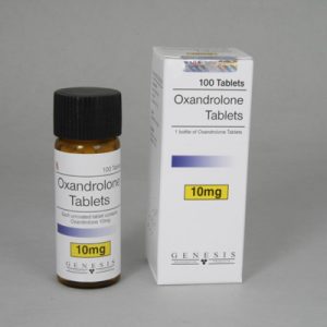 Oxandrolone Genesis 10mg (100 com) emballage du médicament | unanabolisants.com