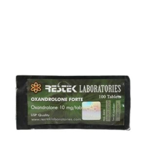 Oxandrolone Forte 10 mg Restek Laboratories emballage du médicament | unanabolisants.com