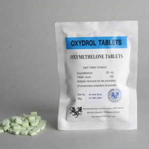 Comprimés d’Oxydrol 50 mg (100 comprimés) emballage du médicament | unanabolisants.com
