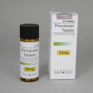 Primobolan comprimés 25mg (50 com) emballage du médicament | unanabolisants.com