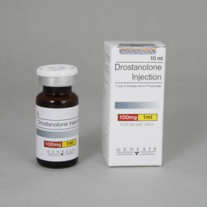 Drostanolone Propionate Genèse 100mg/ml (10ml) emballage du médicament | unanabolisants.com