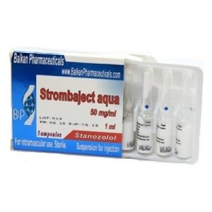 Strombaject aqua 50mg/amp emballage du médicament | unanabolisants.com