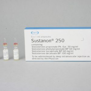 Sustanon Angleterre 250mg/amp emballage du médicament | unanabolisants.com