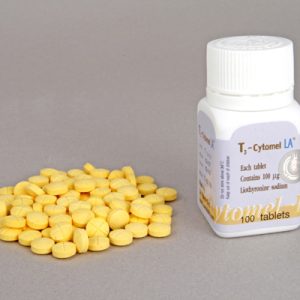 T3 Liothyronine LA 100mcg (100 com) emballage du médicament | unanabolisants.com