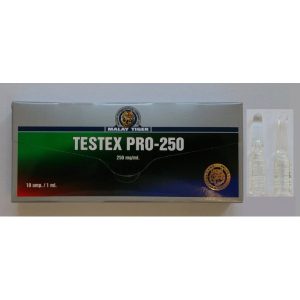 Testex Pro 250 mg/ampère emballage du médicament | unanabolisants.com