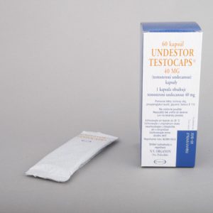 Undestor Testocaps 40mg (60 cps) emballage du médicament | unanabolisants.com