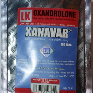 Xanavar 5mg (100com) emballage du médicament | unanabolisants.com